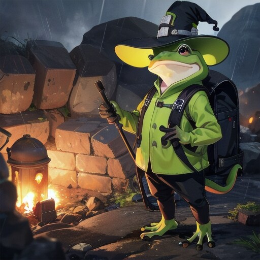 帰る🐸