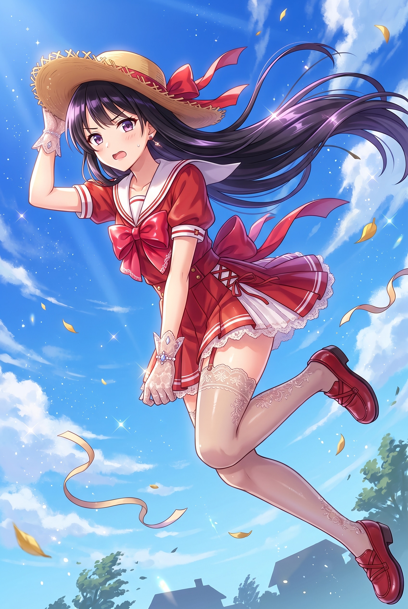 蒼穹疾風の紅結