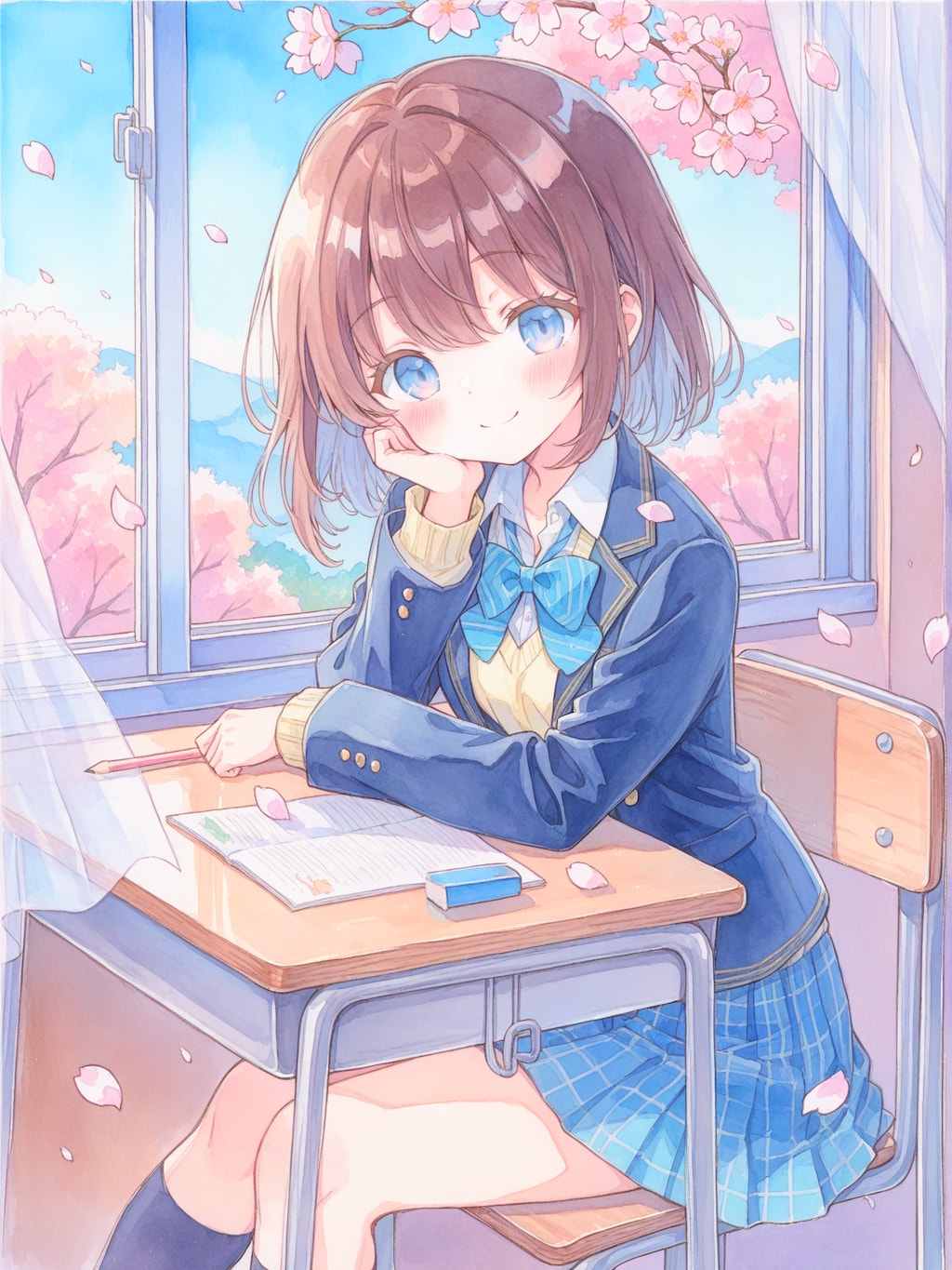 教室に春が来た