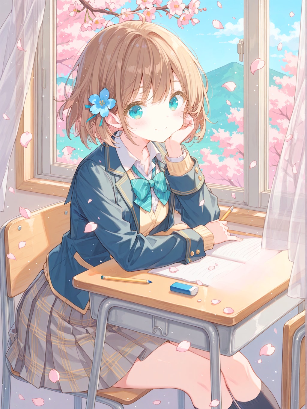 教室に春が来た