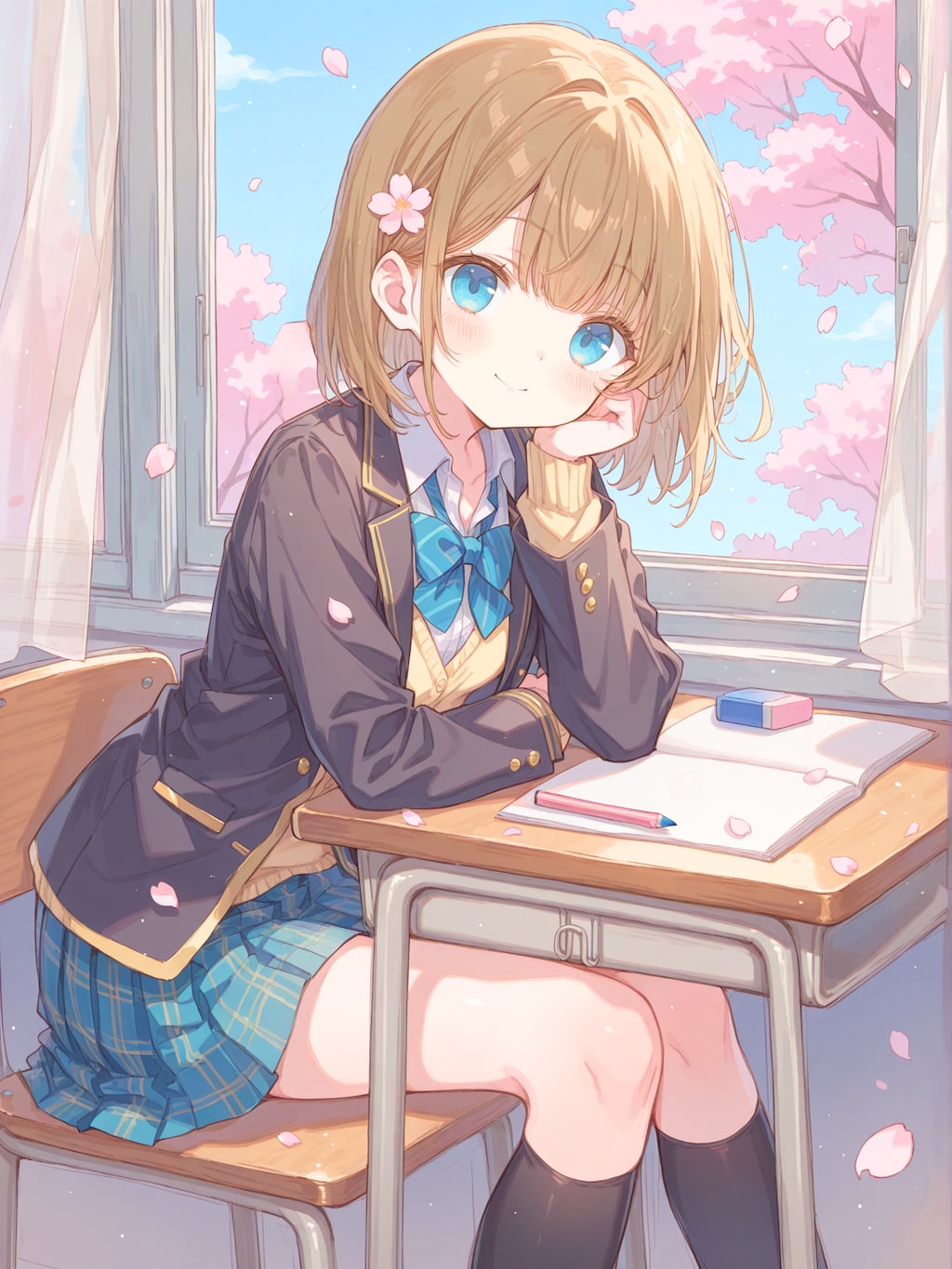 教室に春が来た