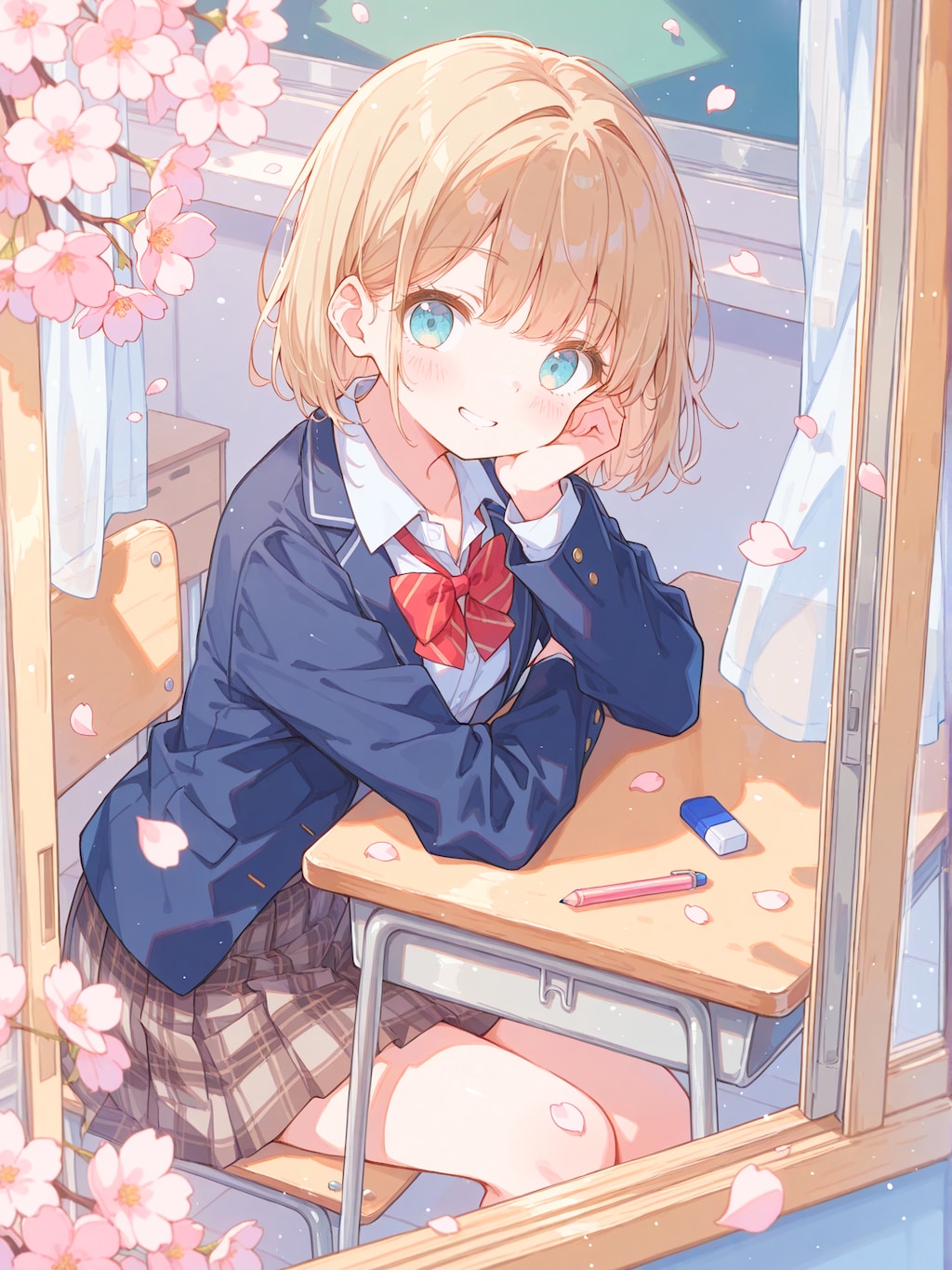 教室に春が来た