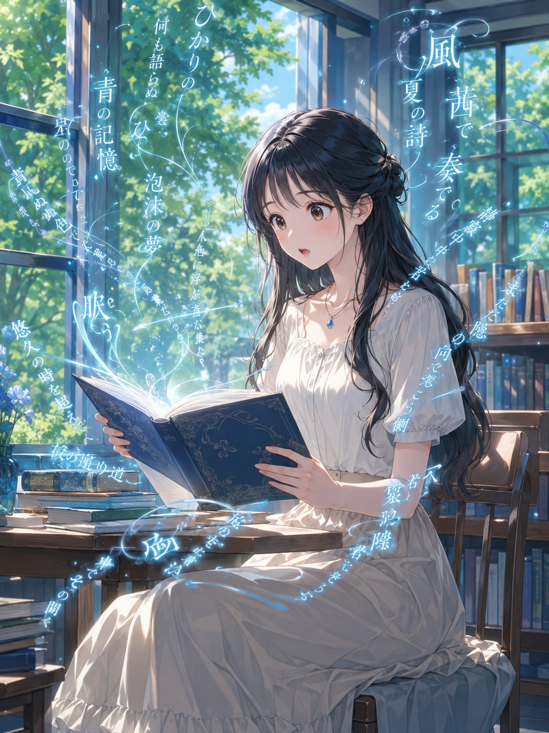 本屋の女性