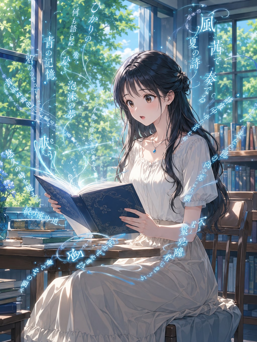 本屋の女性