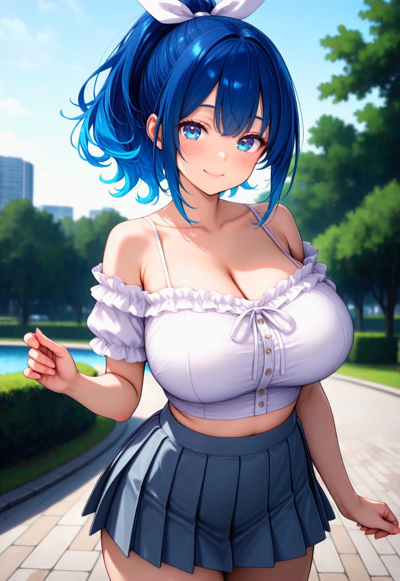 1072（白いオフショル）