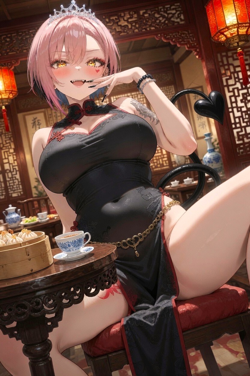 【リリス様】チャイナ服×中華料理