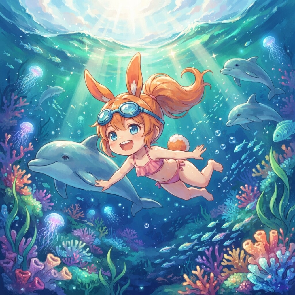 海のうさぎちゃん