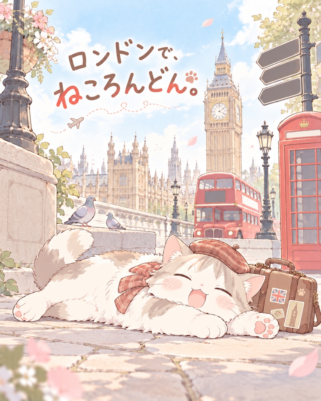 ロンドンで、ねころんどん。 | の人気AIイラスト・グラビア