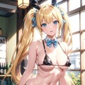 金髪ツインテバニービキニメイドちゃん 2枚目