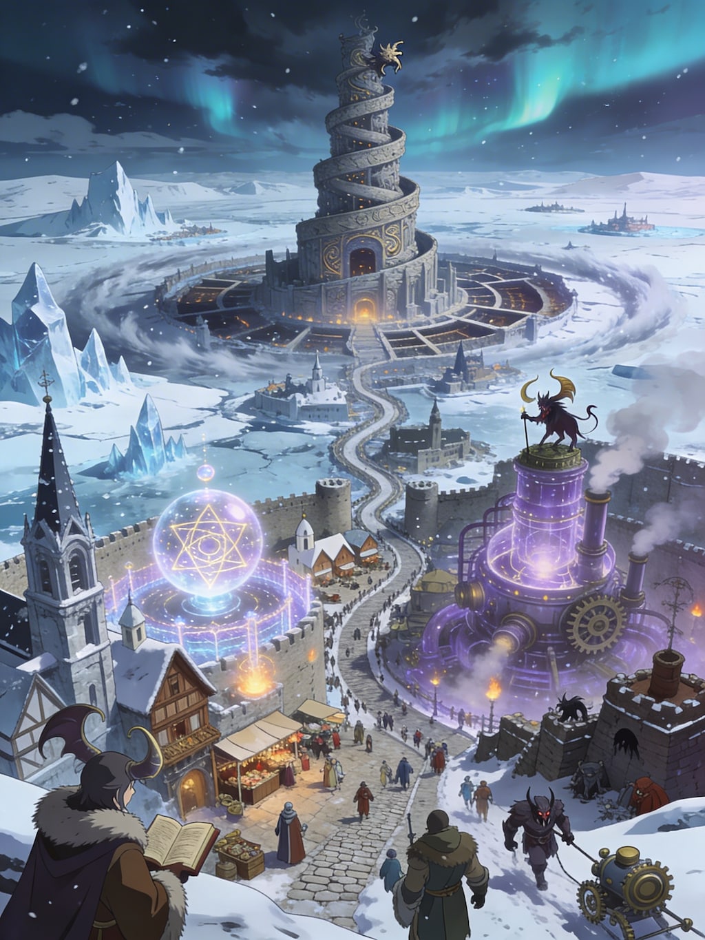 極寒の魔導科学都市