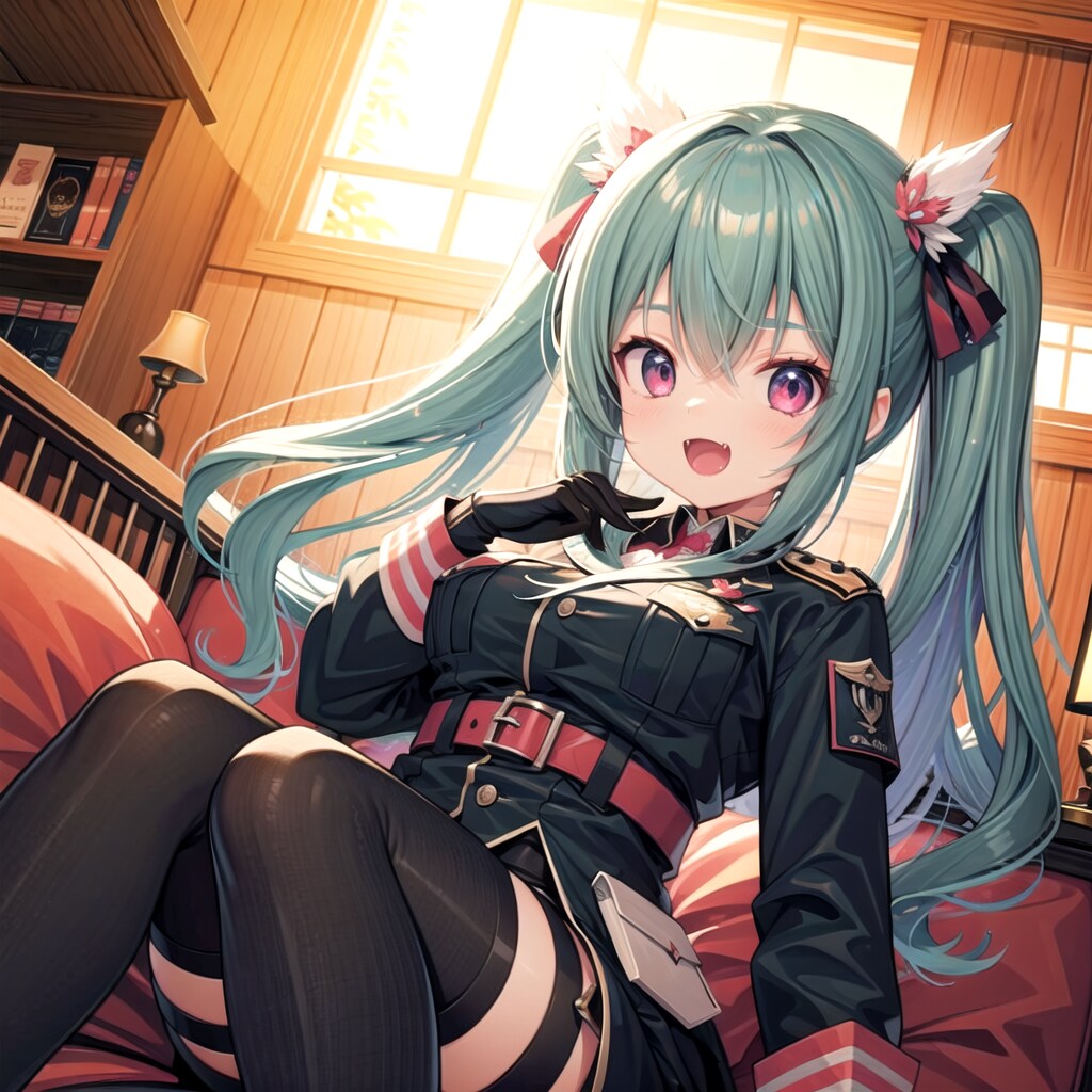 軍オタなコスチュームのメスガキさん？ | の人気AIイラスト・グラビア