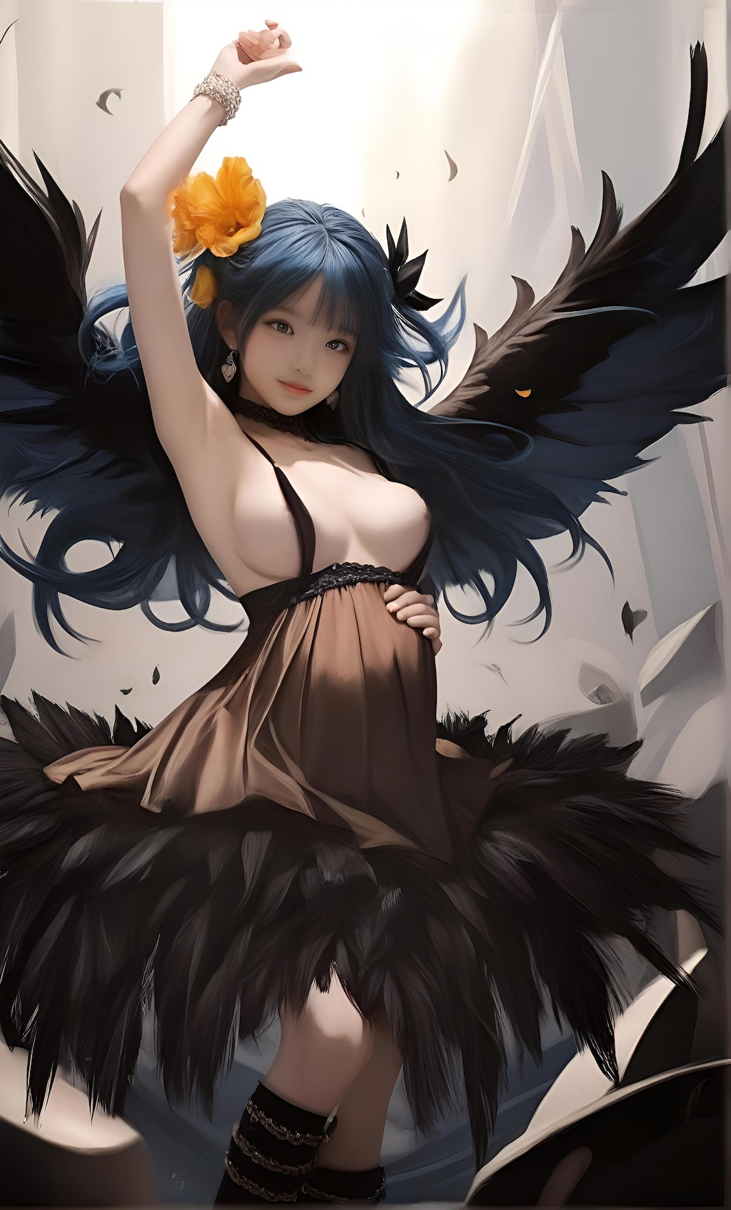 ロックブーケ(ロマサガ2)風な女性①