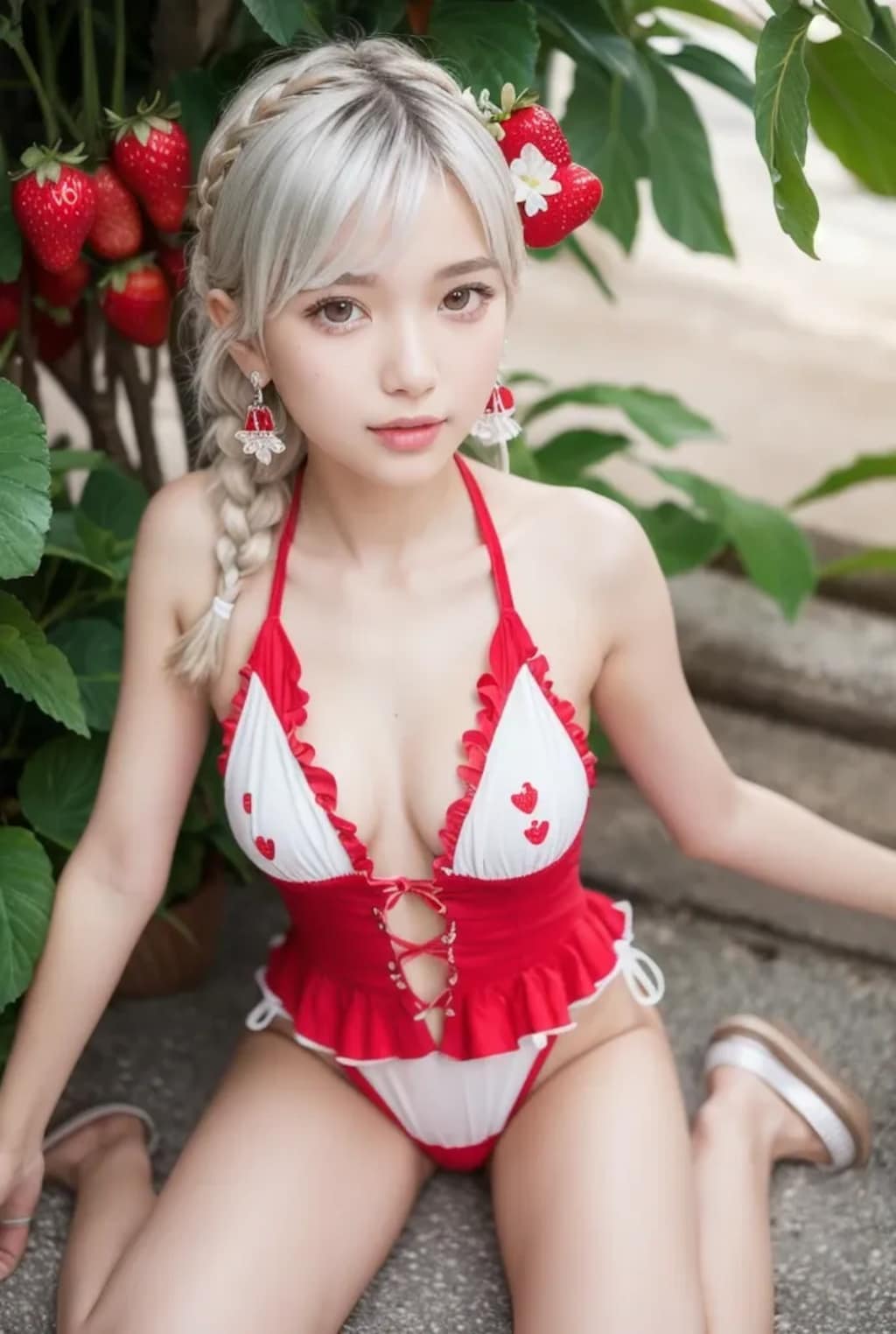 春の水着