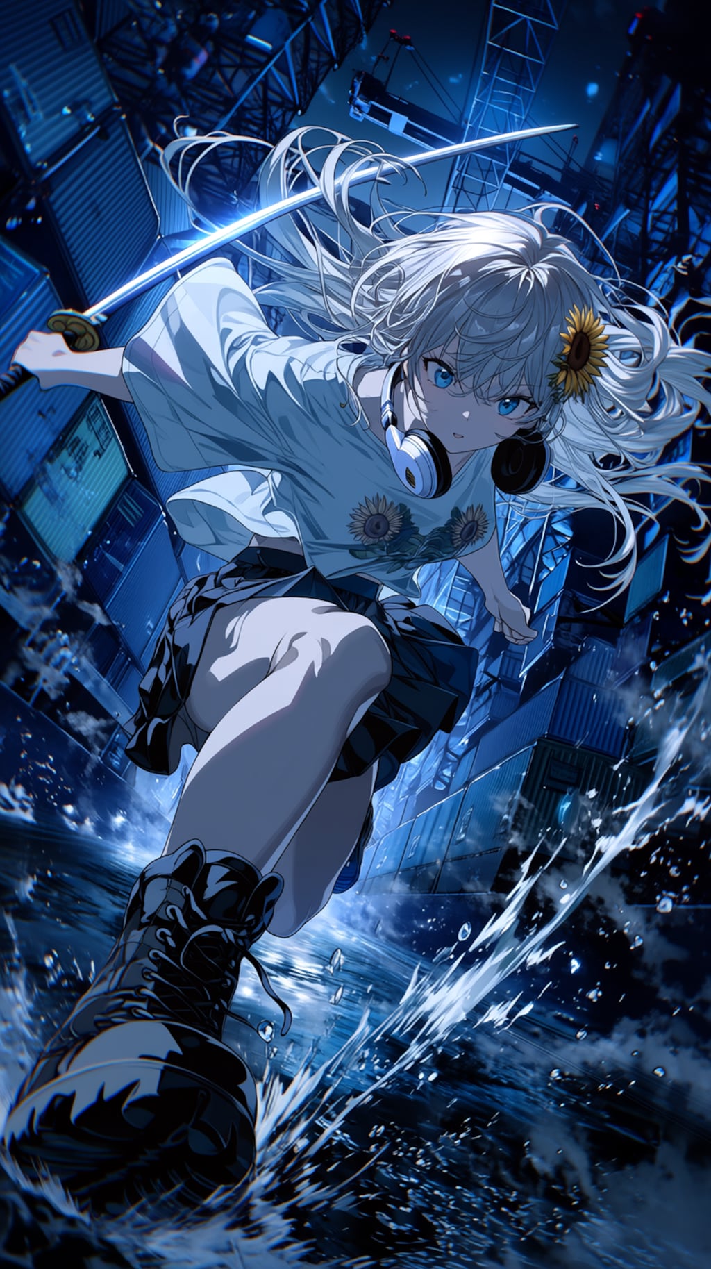 🌻 Moonlit Sunflower Ronin 「月下に咲く向日葵の浪人」
