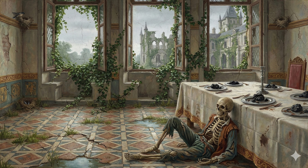 病に滅びたかつての都にて