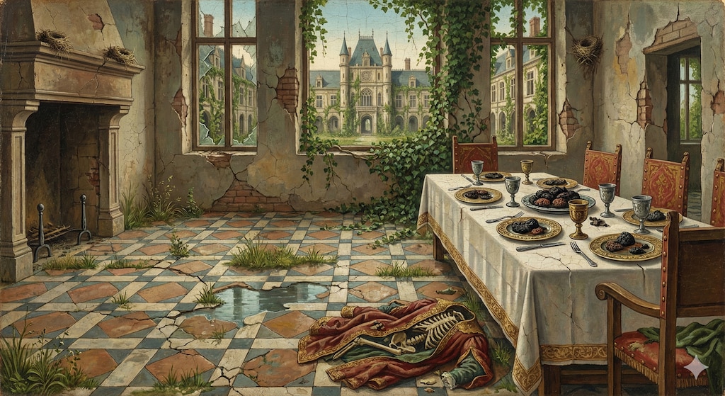 病に滅びたかつての都にて