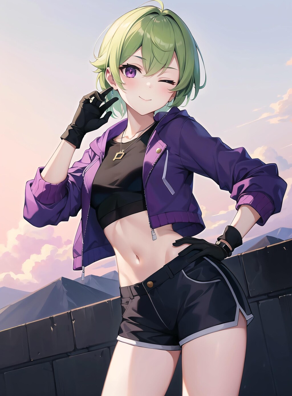 へそ出し
