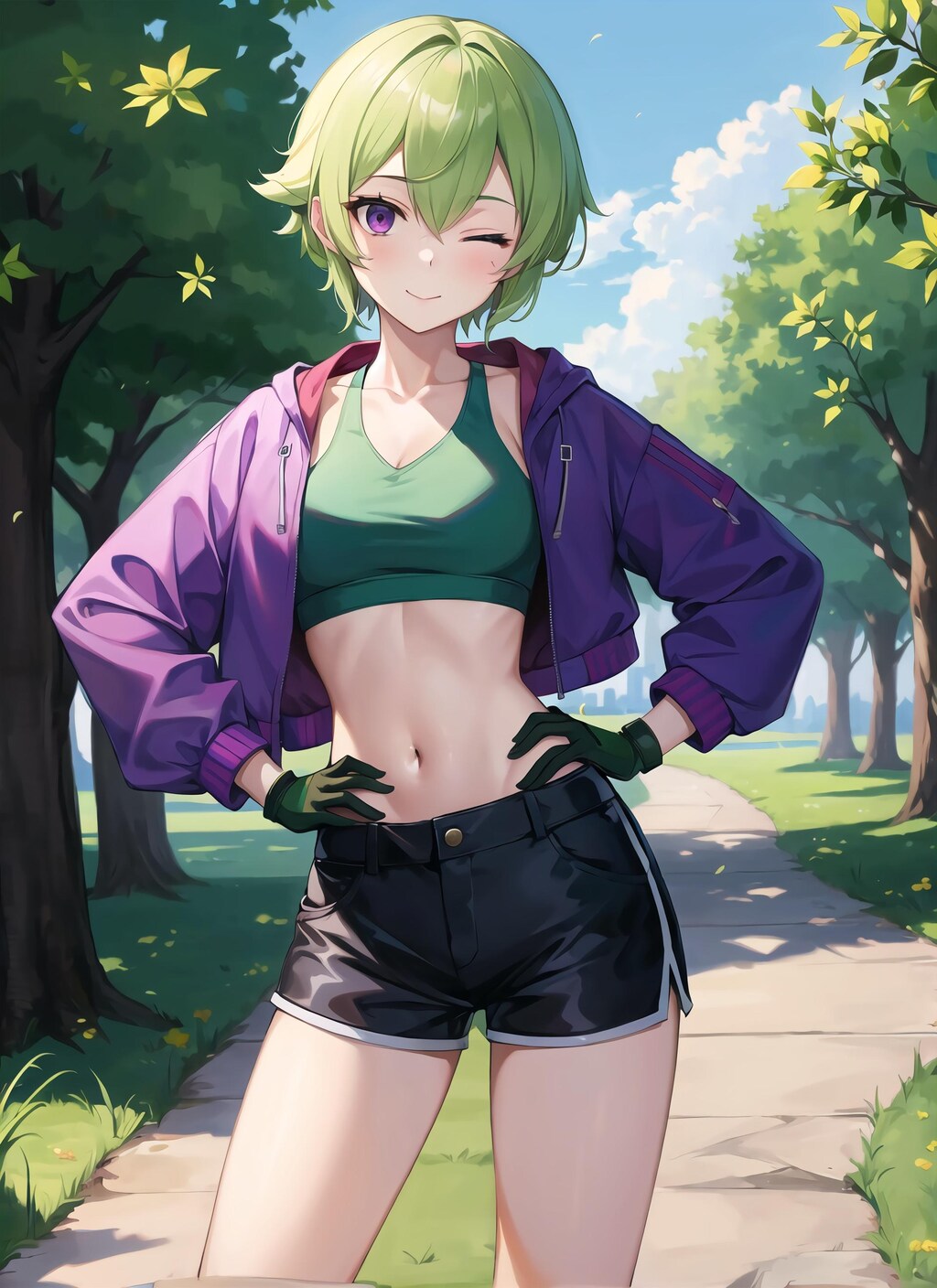 へそ出し