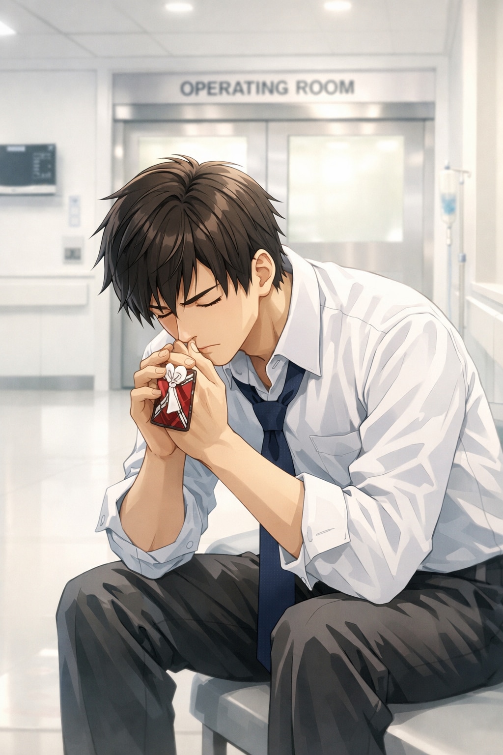 お守りを握りしめて