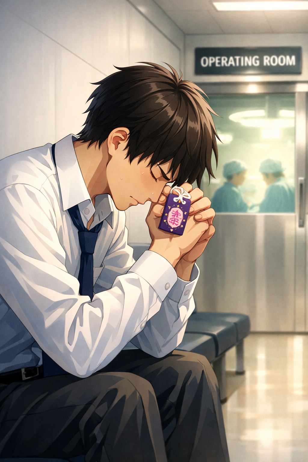 お守りを握りしめて | の人気AIイラスト・グラビア