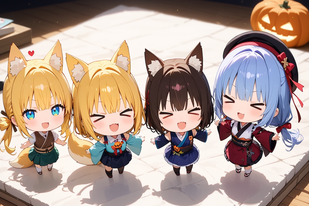 『トリックオアトリート-♪』。