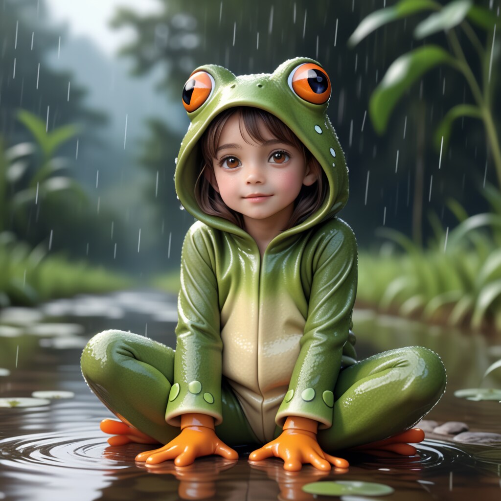 カエルたん：ん～鳴くのは男の子だけよ？