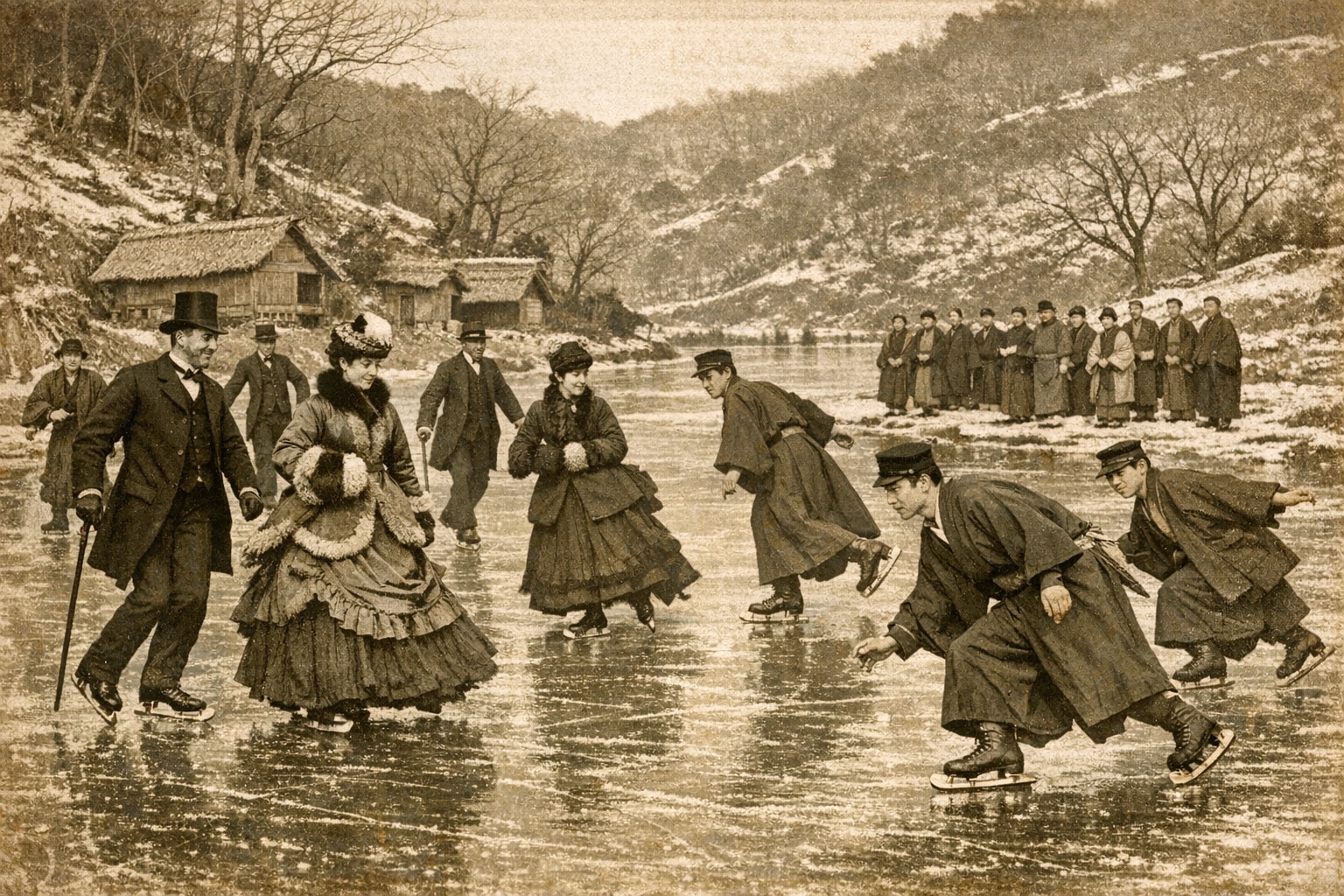 The world, where the number of facilities has shrunk to a quarter of its former size. | の人気AIイラスト・グラビア