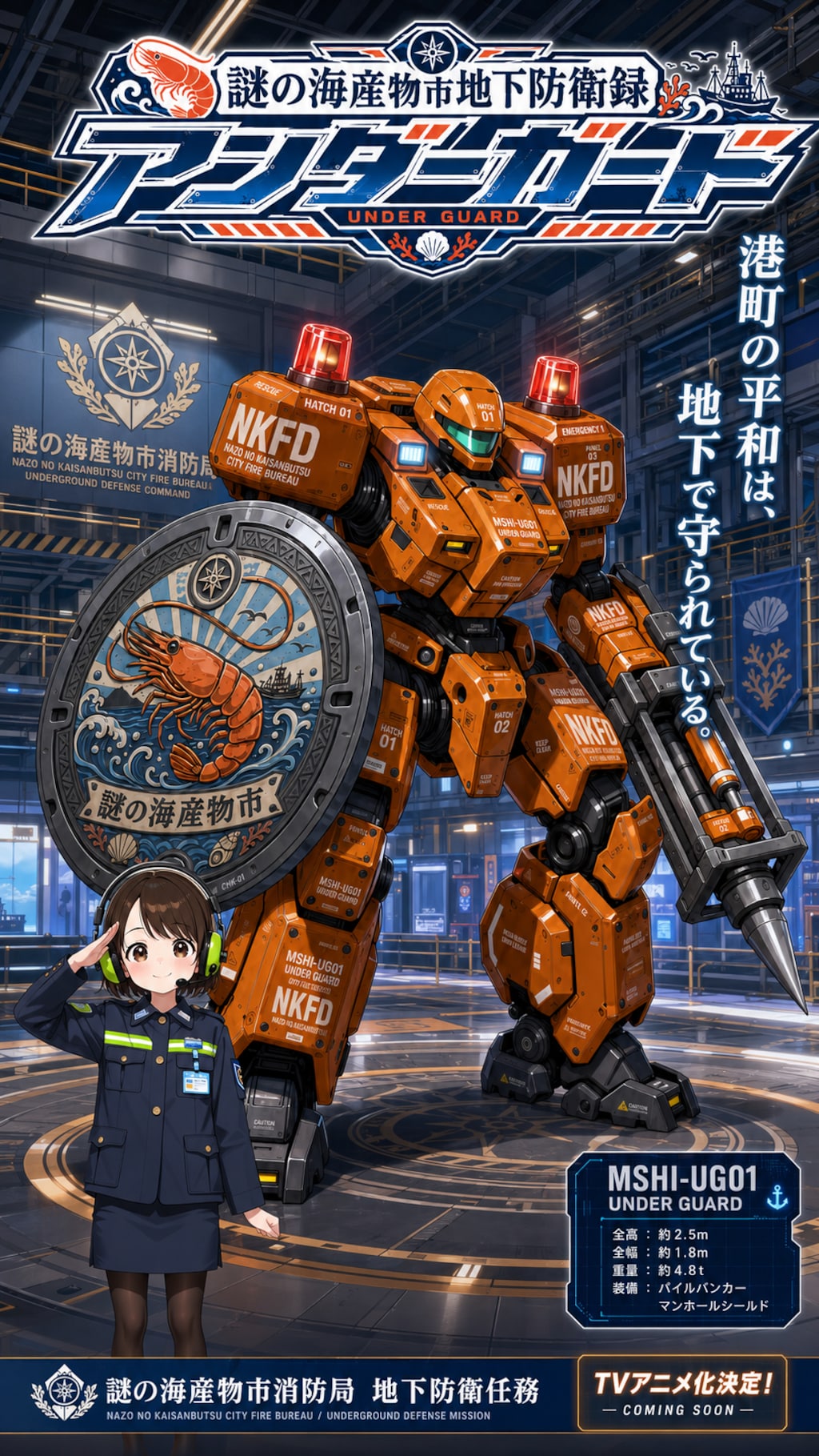 マンホールでロボパイ！