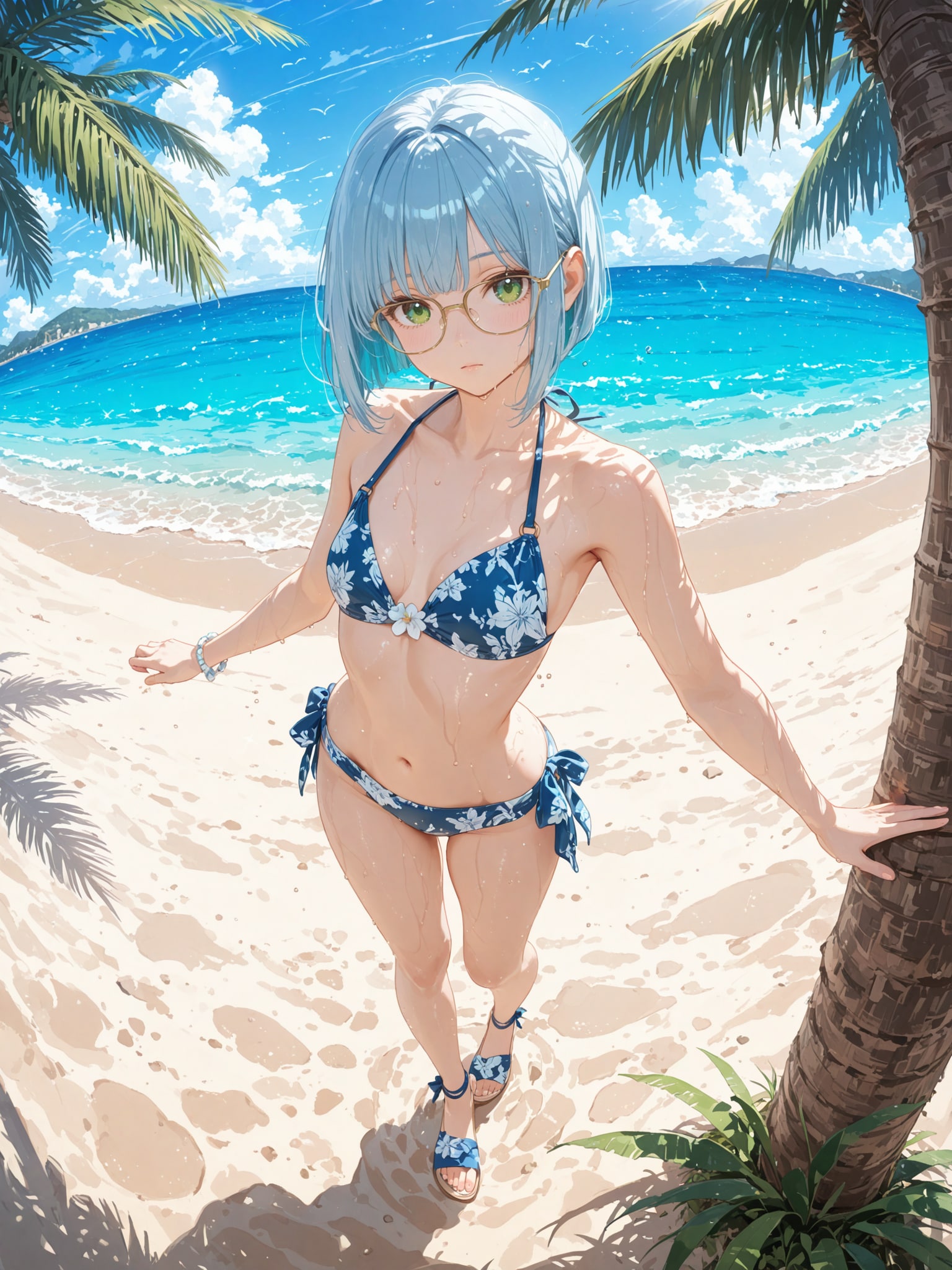 水着のフェルミッタさん
