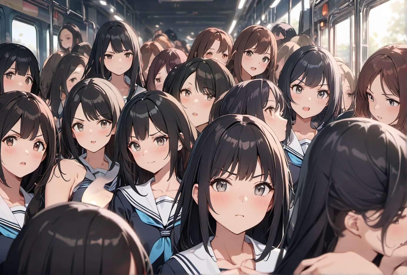 女性専用車両に乗ってしまった