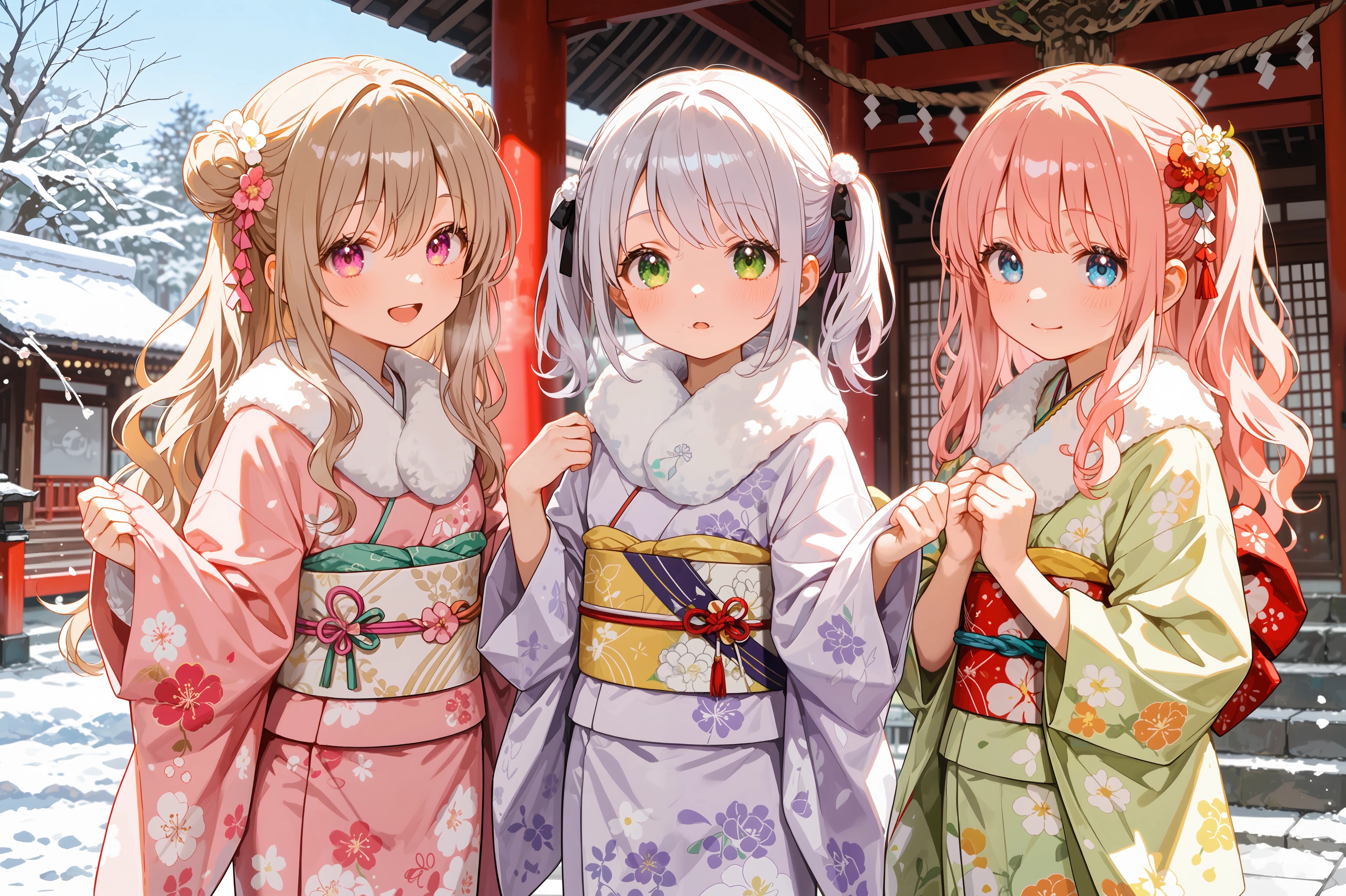 ☀️あけおめ2026⛩️ #2 - みんなで初詣♡ - なかよし3人家族 #9