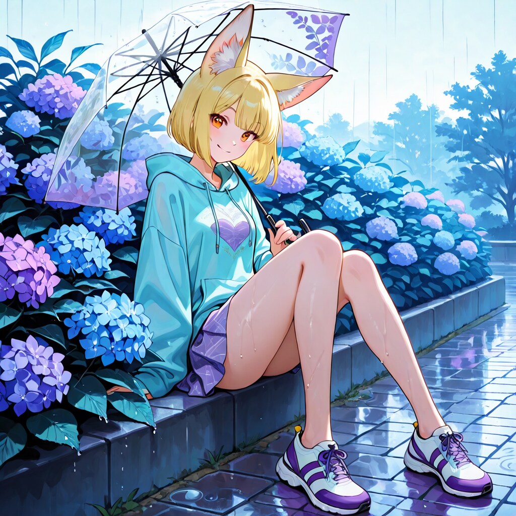 雨降りでもたのしー(ヒナタ-Bonsai版）
