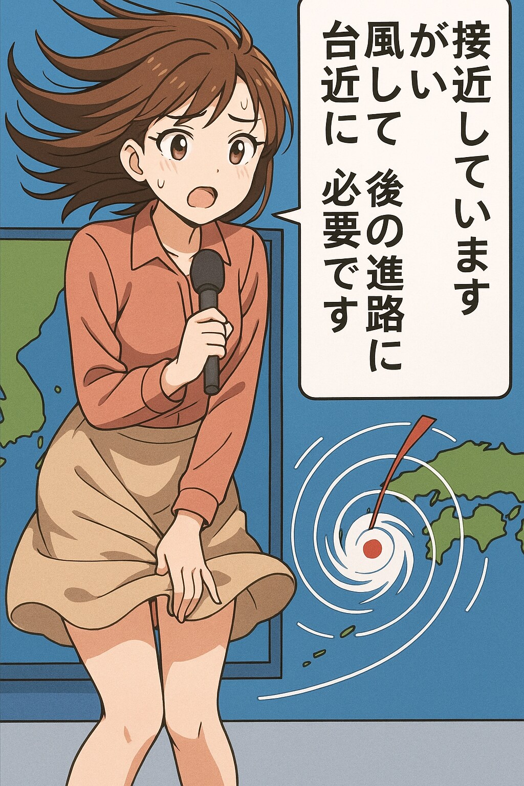 お天気番組、やってみた