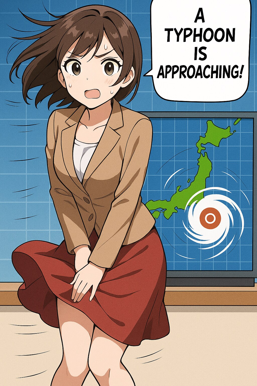 お天気番組、やってみた