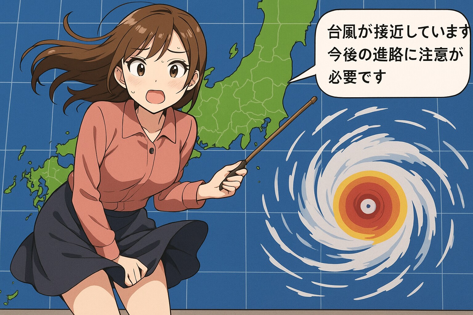 お天気番組、やってみた | の人気AIイラスト・グラビア