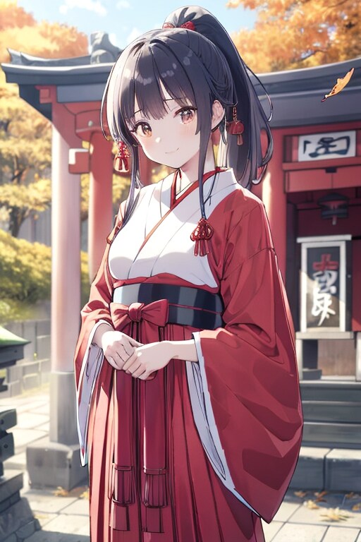 巫女かな？ | の人気AIイラスト・グラビア