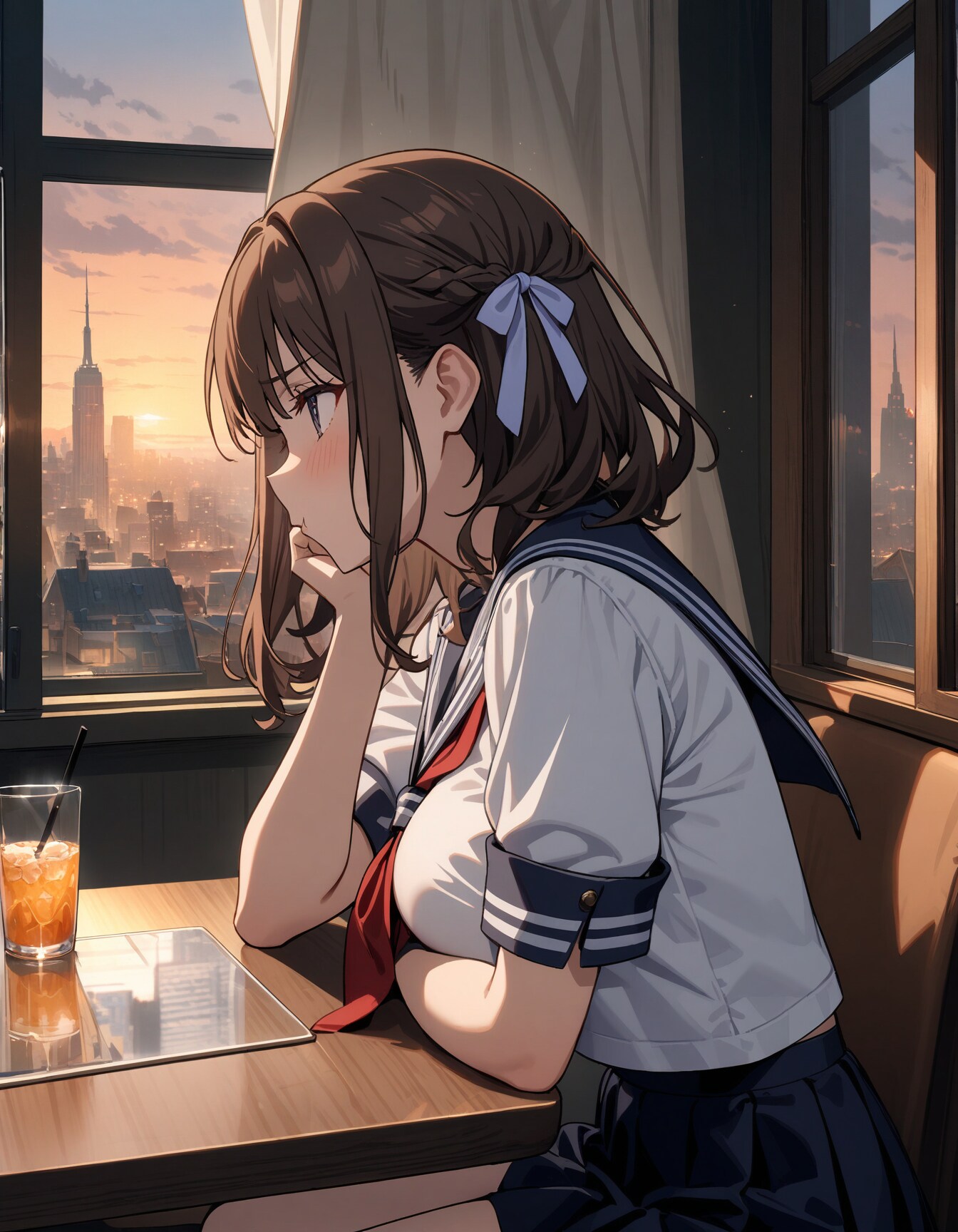 待ちぼうけを食らった少女