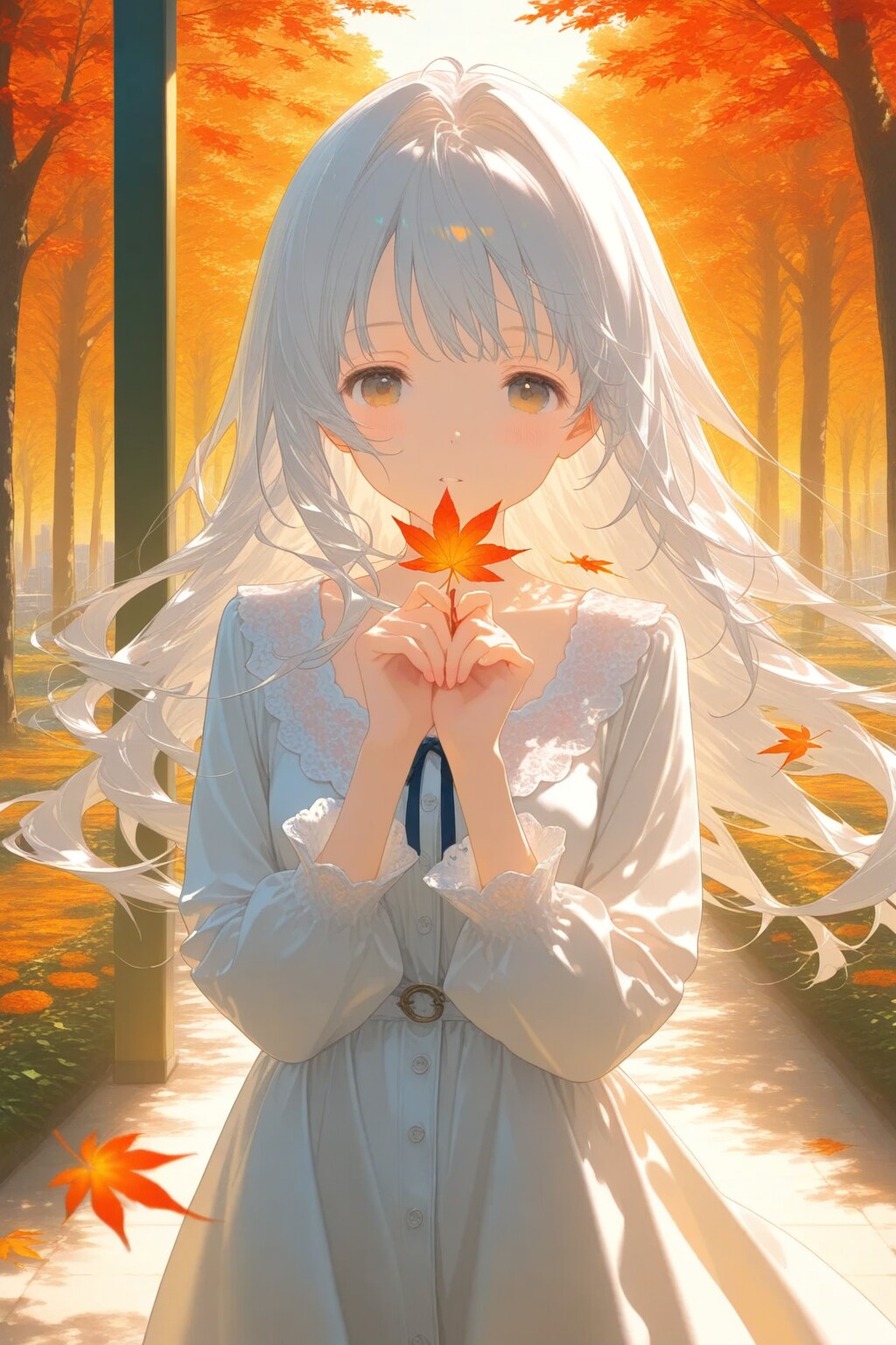 秋の都市 24歳女性 | の人気AIイラスト・グラビア