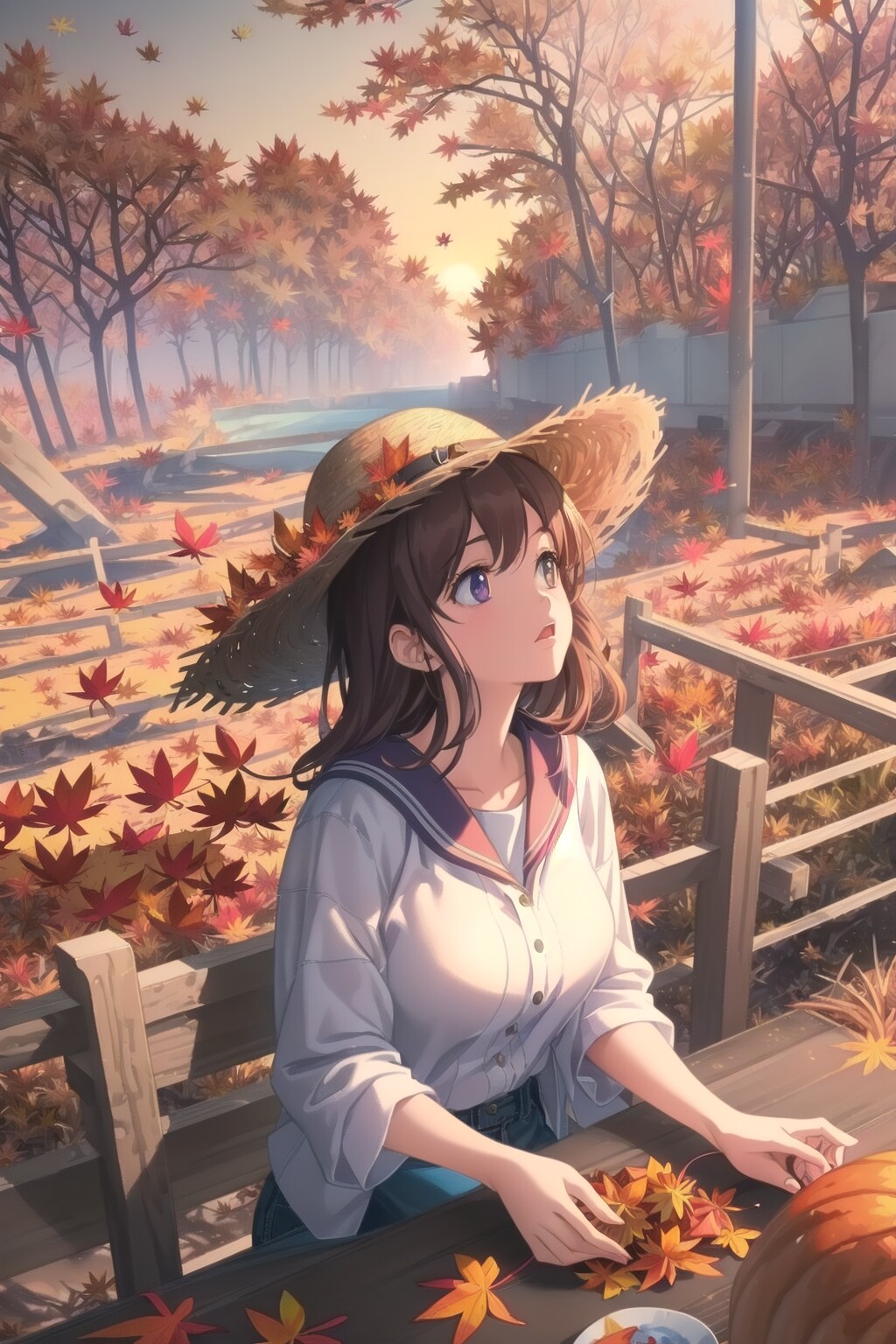 終った夏 始った秋 | の人気AIイラスト・グラビア