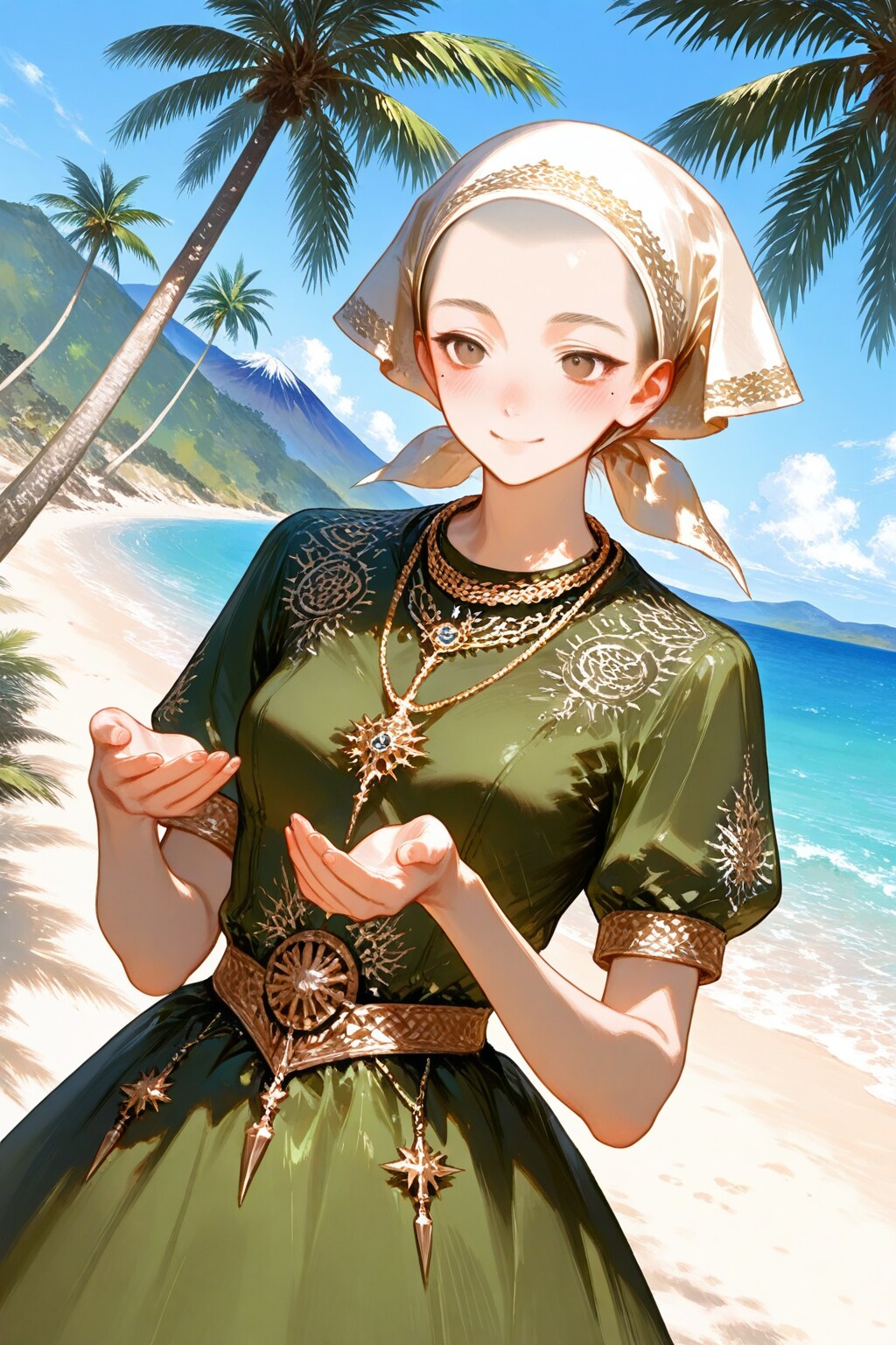 シロマニ/コモロ諸島の民族衣装 | の人気AIイラスト・グラビア