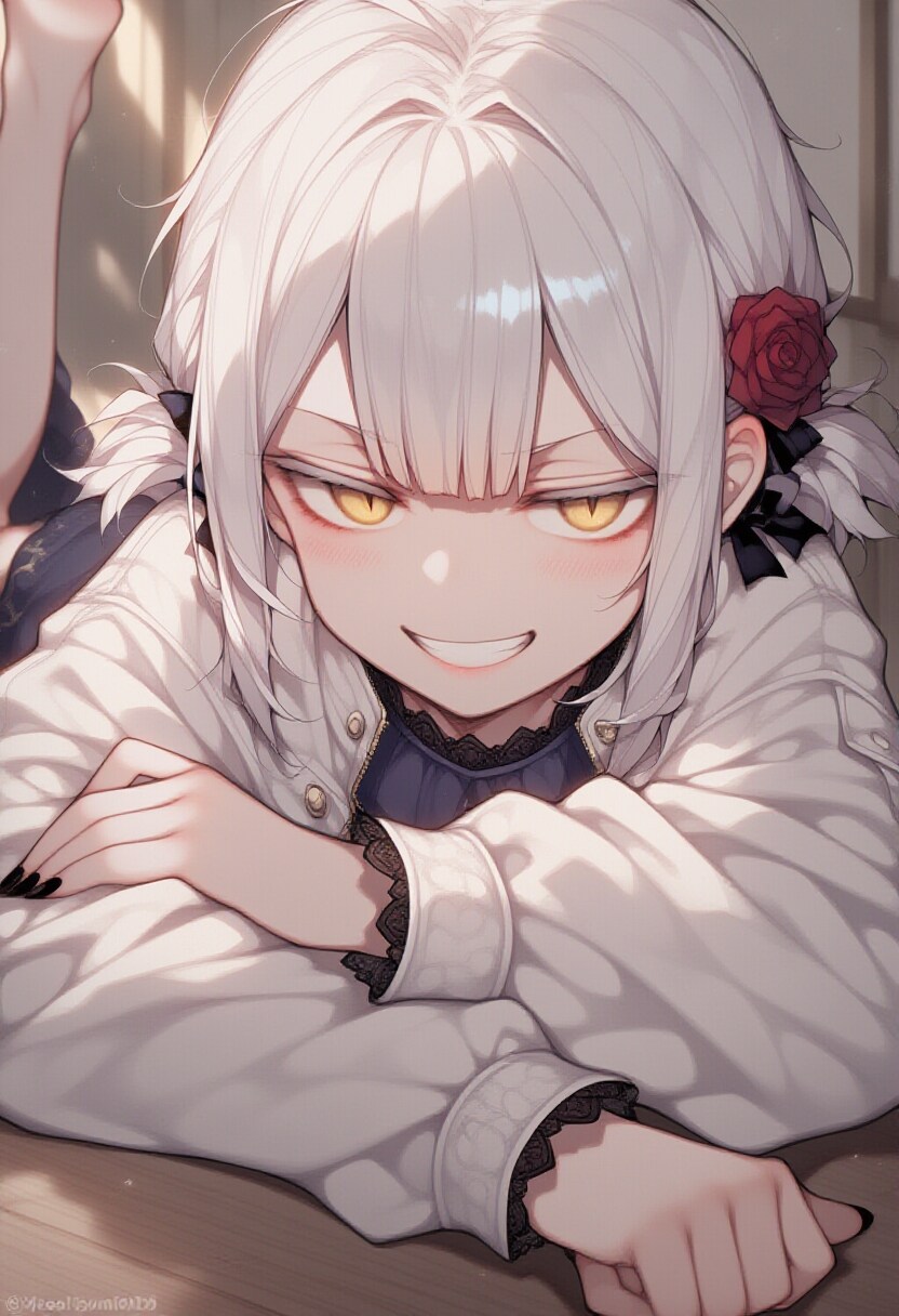 白髪少女