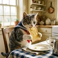 ちこくちこくする猫 8枚目