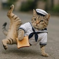 ちこくちこくする猫 7枚目