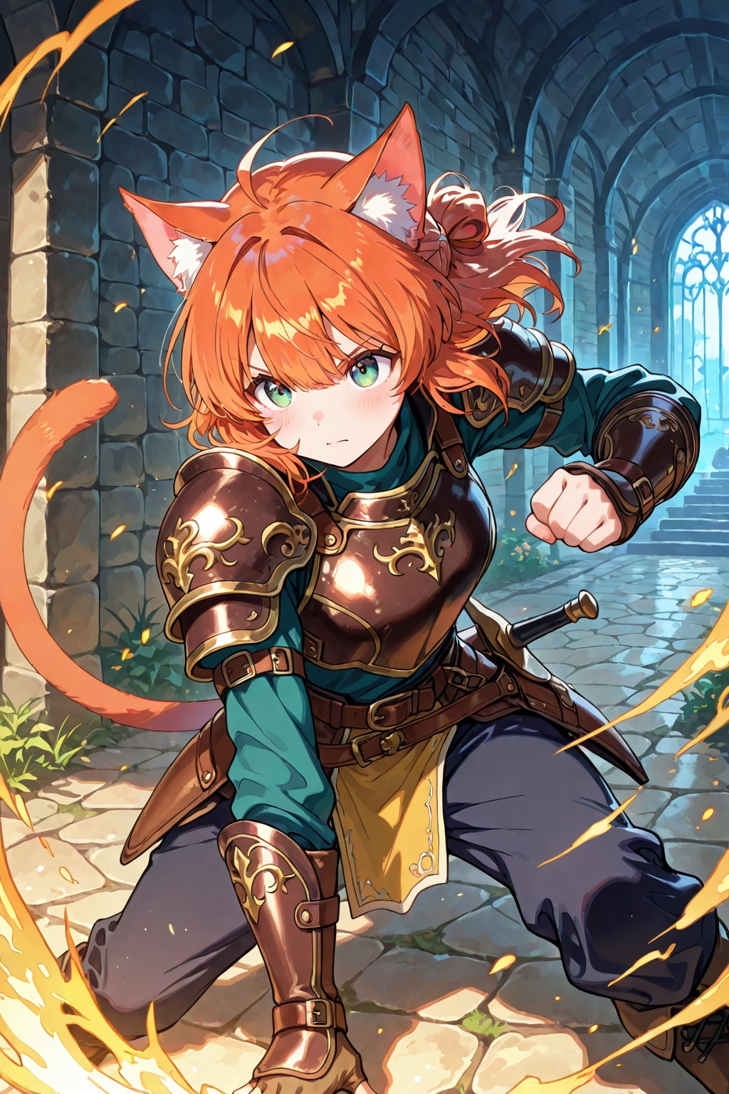 猫耳娘。