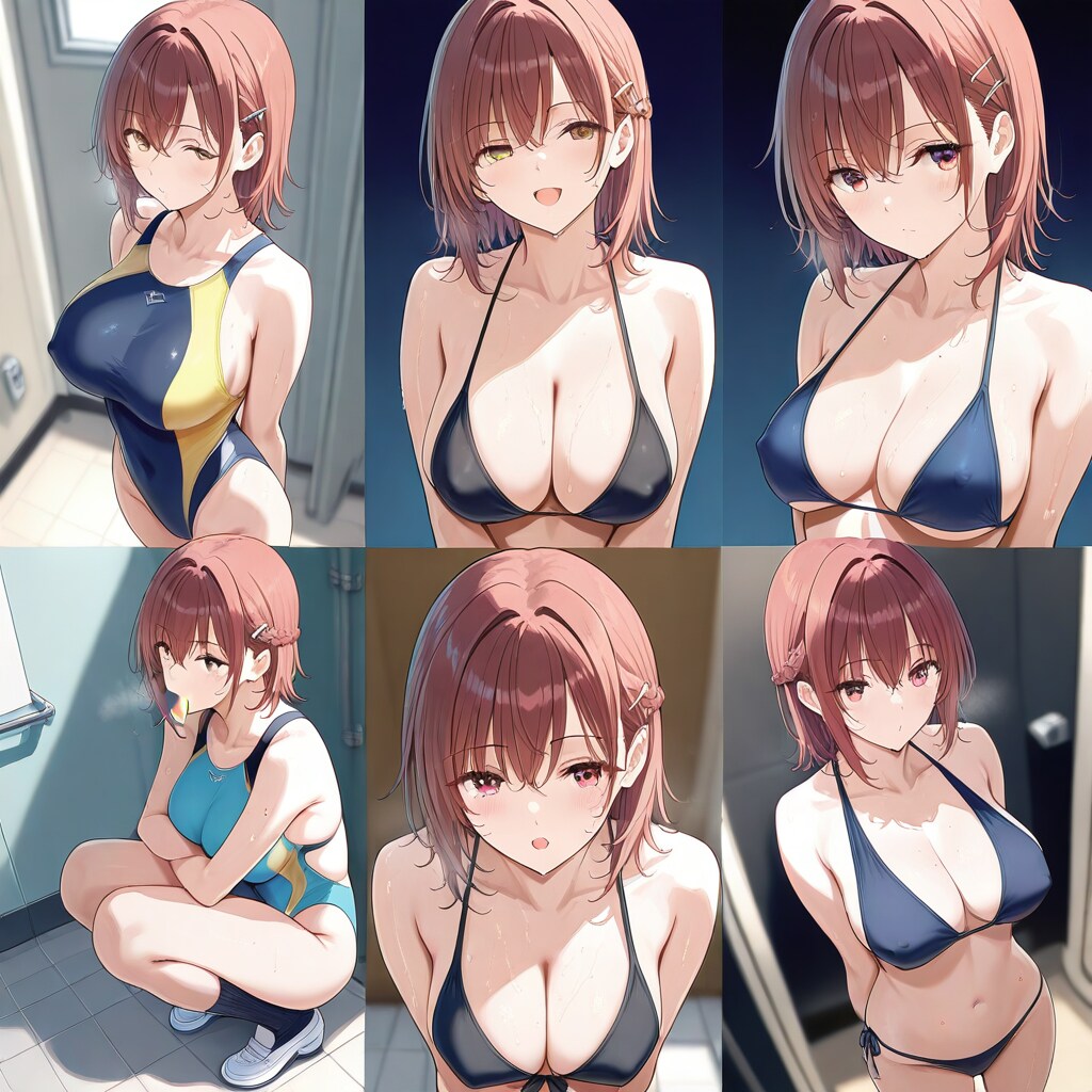 【番外編】水着を着た少女の様子