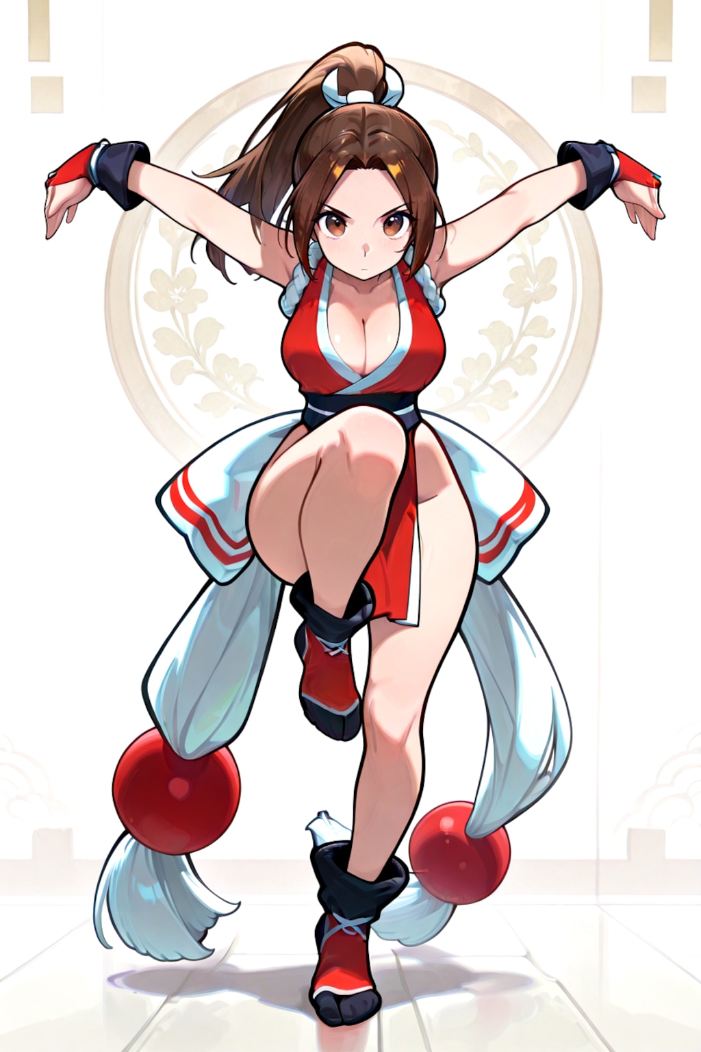 荒ぶる鷹のポーズ