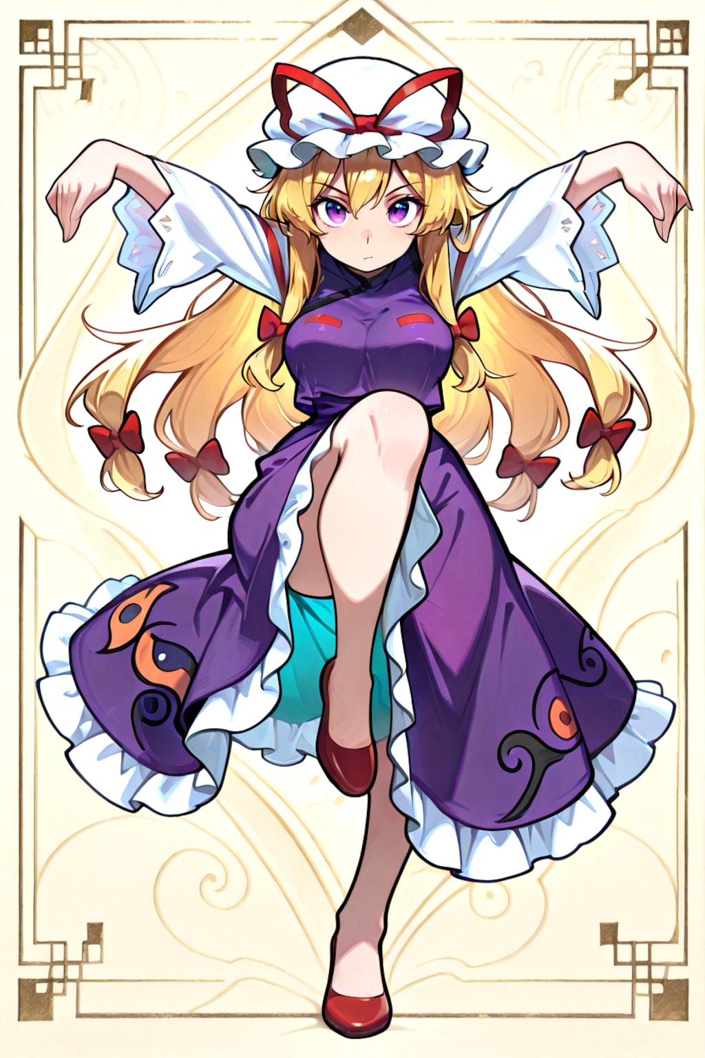 荒ぶる鷹のポーズ