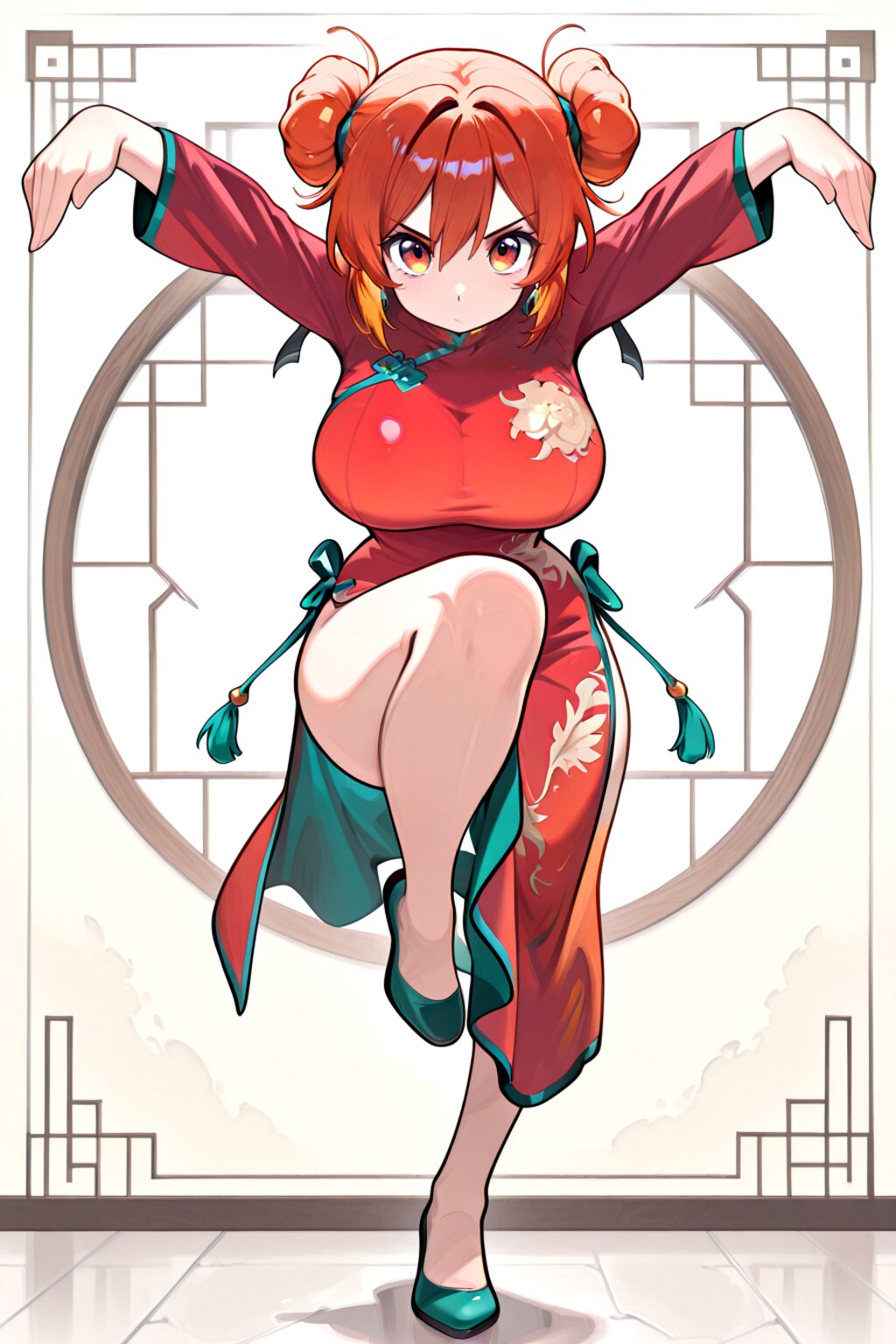 荒ぶる鷹のポーズ