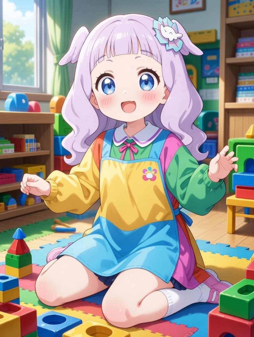 幼稚園に通うエルちゃん