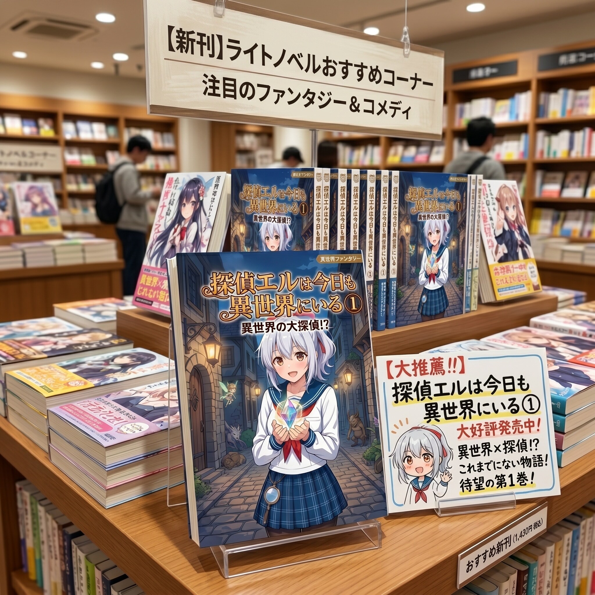 探偵エルは今日も異世界にいる①　発売中！ | の人気AIイラスト・グラビア